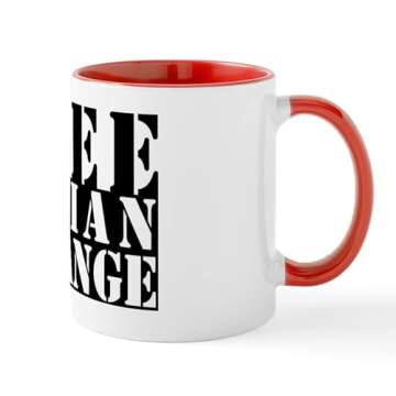 CafePress Free Julian Assange Mug 11 oz (325 ml) Ceramic Coffee Mug