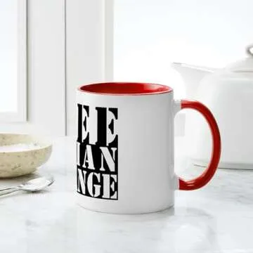 CafePress Free Julian Assange Mug 11 oz (325 ml) Ceramic Coffee Mug