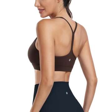 HeyNuts Freest Y Back Sports Bras - Comfortable and Stylish Yoga Bra