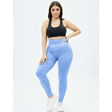 VOYJOY Scrunch Butt Leggings for Women Seamless Yoga Pant Workout High Waisted Gym Tights