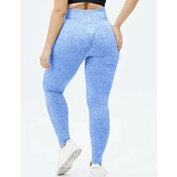 VOYJOY Scrunch Butt Leggings for Women Seamless Yoga Pant Workout High Waisted Gym Tights