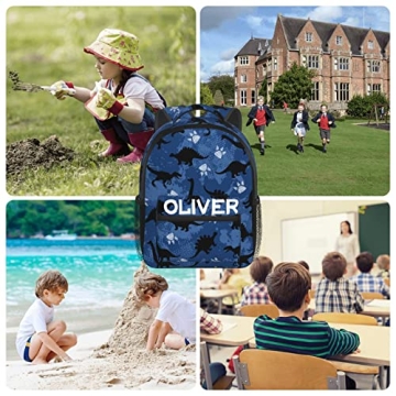 Ysbkn Custom Dinosaur Backpack for Toddlers Kids