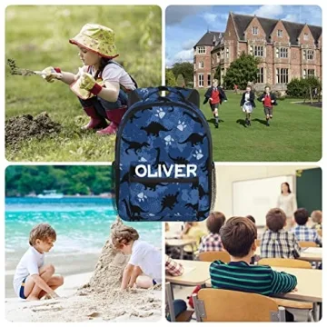 Ysbkn Custom Dinosaur Backpack for Toddlers Kids