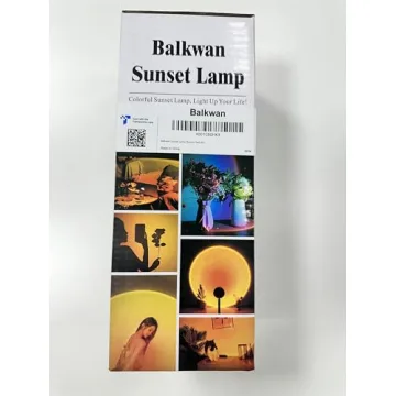 Balkwan Sunset Lamp for Modern Living Room Ambiance