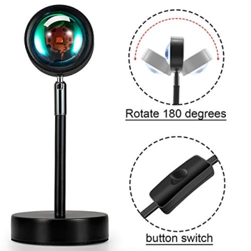 Balkwan Sunset Lamp for Modern Living Room Ambiance