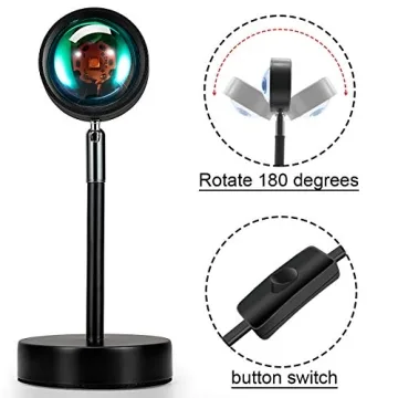 Balkwan Sunset Lamp for Modern Living Room Ambiance