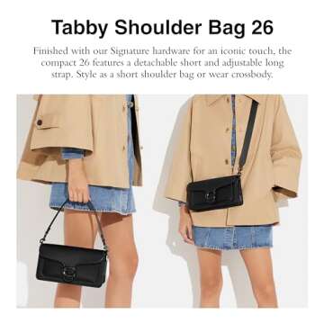 Coach Polished Pebble Leather Tabby Shoulder Bag 26 Refresh