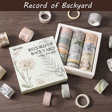 AEBORN Vintage Washi Tape Set - 20 Rolls for Crafting