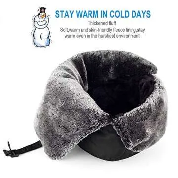 Mysuntown Unisex Winter Trooper Trapper Hat for Cold Weather