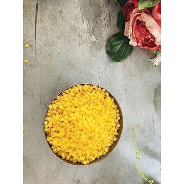 Organic Beeswax 1 LB by Oslove Organics - 100% Pure Beeswax Pellets for Creative Projects