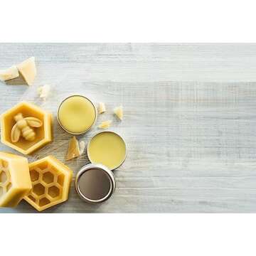 Organic Beeswax 1 LB - Pure DIY Pellets for Candle Making