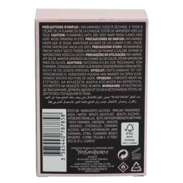 Yves Saint Laurent Black Opium Eau De Parfum Spray for Women, 1 Ounce