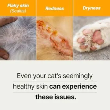 Breezytail PetO’Cera All-in-One Cat Shampoo and Conditioner | Hypoallergenic Cat Skin & Coat Care | Itch Relief, Moisturizing & Rejuvenating | Veterinarian Approved and Formulated (10.1oz, 300ml)