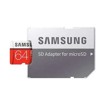 Samsung 64GB MicroSDXC EVO Plus Memory Card with Adapter