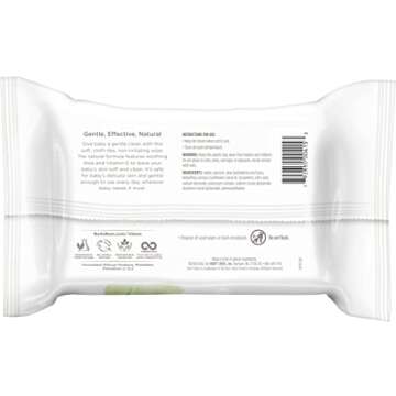 Burt's Bees Chlorine-Free Baby Wipes - Gentle and Natural