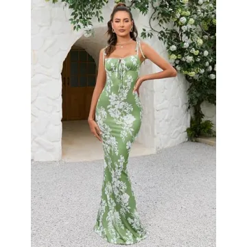 Elegant KUTUMAI Women's Summer Floral Maxi Dress