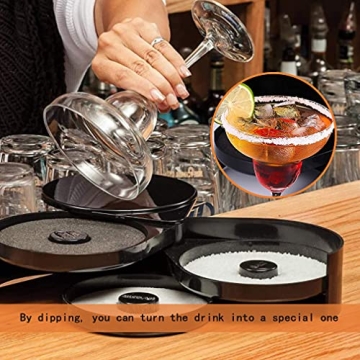 3 Tier Bar Glass Rimmer for Creative Cocktails