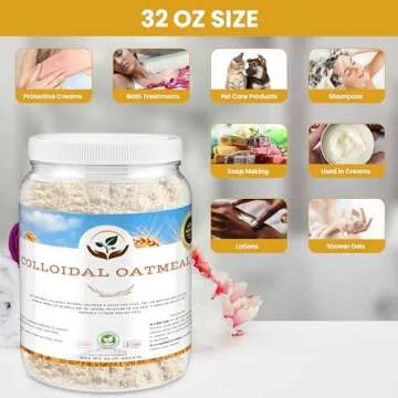 Dirty Treasures Organic Colloidal Oatmeal - 100% Natural Bath Soothing