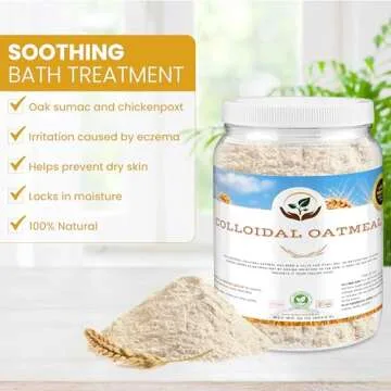 Dirty Treasures Organic Colloidal Oatmeal - 100% Natural Bath Soothing