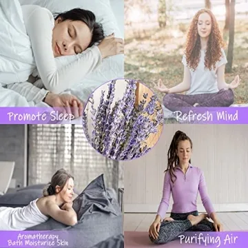 Uieke Natural Dried Lavender Bundles for Home Decoration