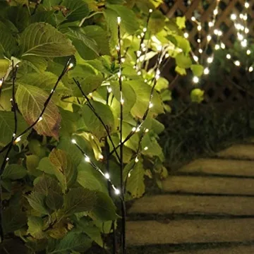 EAMBRITE 3PK Lighted Twig Branches for Indoor & Outdoor