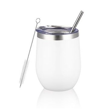 FristChoice 12 oz Insulated Wine Tumbler - Stylish & Functional Stainless Steel Drinkware