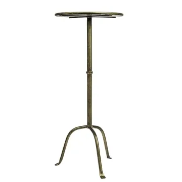 Creative Co-Op Antique Brass Martini Table for Elegant Homes