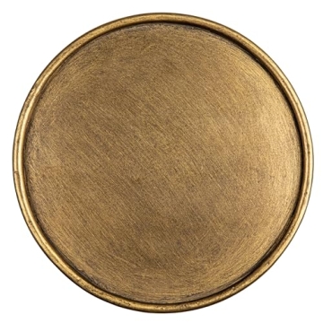 Creative Co-Op Antique Brass Martini Table for Elegant Homes