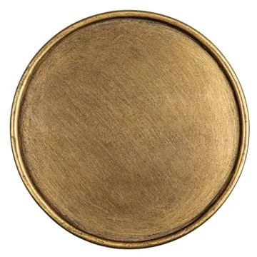 Creative Co-Op Antique Brass Martini Table for Elegant Homes