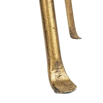 Creative Co-Op Antique Brass Martini Table for Elegant Homes