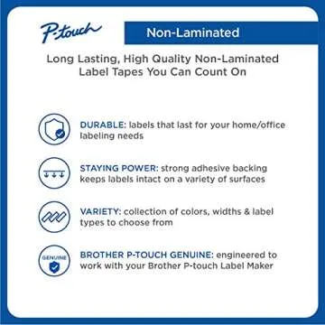 Brother M-231 Black-On-White Tape - Perfect for Organization