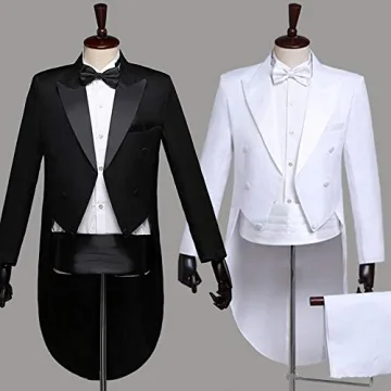 Classic Slim Fit Men's Tuxedo Costume - Black Medium