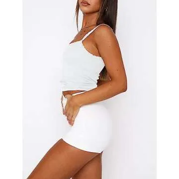 Stylish Zhaistar Y2K Lace Trim Strappy Cami Top