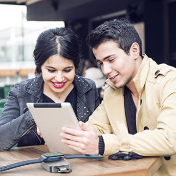 i.VALUX 2000mAh Keychain Portable Charger for Apple Watch Series 10/9/8/7/6/5/4/3/2/1/SE/Ultra/Nike+, Wireless Travel iwatch Charger USB C Charging Cable Smart Mini Small Power Bank in Pocket