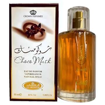 Al-Rehab Choco Musk Eau De Parfum Spray for Women, 1.7 Ounce