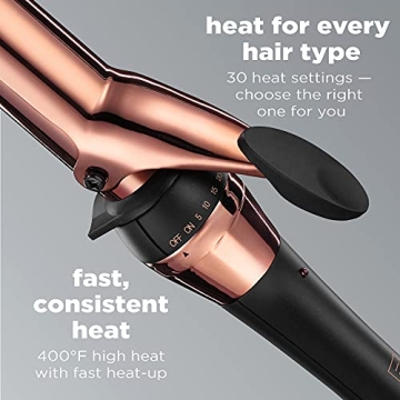 INFINITIPRO BY CONAIR Rose Gold Titanium Curling Iron