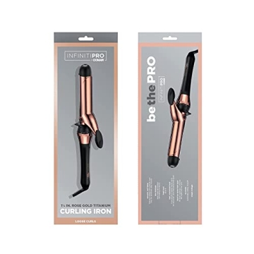 INFINITIPRO BY CONAIR Rose Gold Titanium Curling Iron
