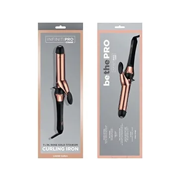 INFINITIPRO BY CONAIR Rose Gold Titanium Curling Iron