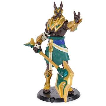 League of Legends, Official Nasus Premium Collectible Action Figure with Base, Over 8-Inches Tall, The Champion Collection, Collector Grade, Ages 14 and Up