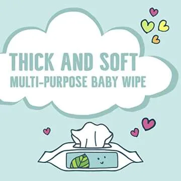 Seventh Generation Baby Wipes Sensitive Protection with Snap Seal Diaper Wipes 768 Count