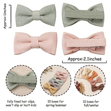 Stylish and Safe 20pc Toddler Hair Clips from Fancy Clouds