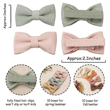 Stylish and Safe 20pc Toddler Hair Clips from Fancy Clouds