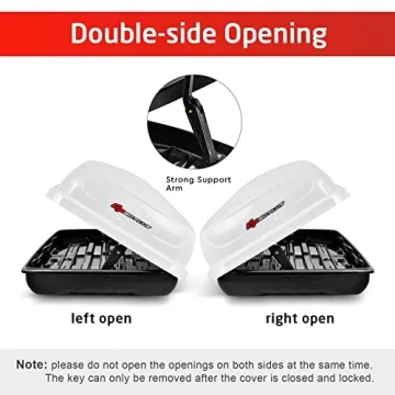 Goplus Hard Shell Rooftop Cargo Carrier 14 Cubic Feet Waterproof