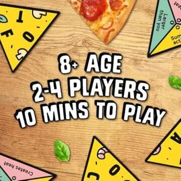 Big Potato P for Pizza | Travel Game Great for Adults and Kids | Perfect for Holidays and Camping | Compact and Travel Friendly Card Game