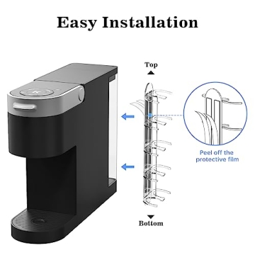 NiHome Acrylic Coffee Pod Holder - Space-Saving Organizer
