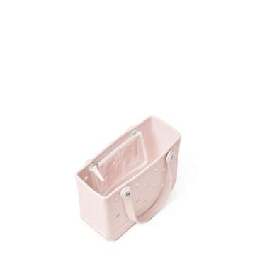 Bitty Waterproof Washable Tip Proof Durable Open Tote Bag for the Beach Boat Pool Sports 11x4.5x8.5