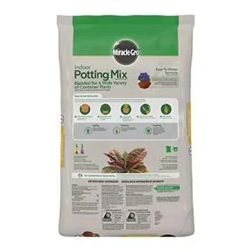 Miracle-Gro Indoor Potting Mix, Blended for a Variety of Houseplants, Feeds for up to 6 Months, 16 qt.