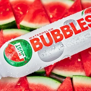 JUST Bubbles Watermelon Sparkling Water Eco-Friendly Bottle