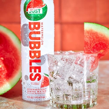 JUST Bubbles Watermelon Sparkling Water Eco-Friendly Bottle