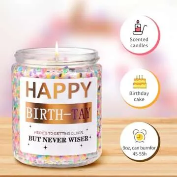 Sincerez Birthday Candle - Cake Scented Gift & Decor
